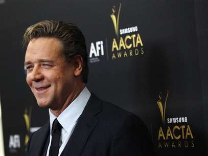 Actor Russell Crowe poses at the Australian Academy of Cinema and Television Arts Awards in West Hollywood, California January 27, 2012. Foto: Mario Anzuoni / Reuters