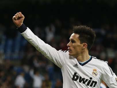 Jose Callejon celebrates one of his two goals in the Copa del Rey.  Foto: Reuters In English