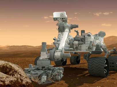 Concepción artística de la sonda rodante Curiosity en Marte. La NASA anunció el martes 4 de diciembre de 2012 que tiene planes para enviar en 2020 otra sonda similar a la Curiosity al planeta rojo, a un menor costo.  Foto: NASA / AP