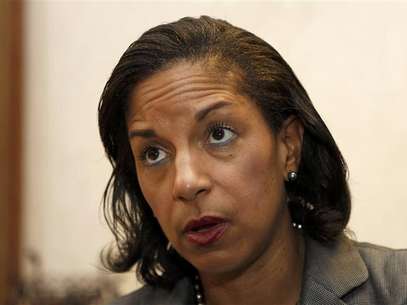 United States Ambassador to the United Nations Susan Rice is interviewed in Boca Raton, Florida, in this May 10, 2012 file photo. Rice says that she is withdrawing from consideration for Secretary of State to avoid a lengthy, costly Senate confirmation battle. Foto: Joe Skipper / Reuters