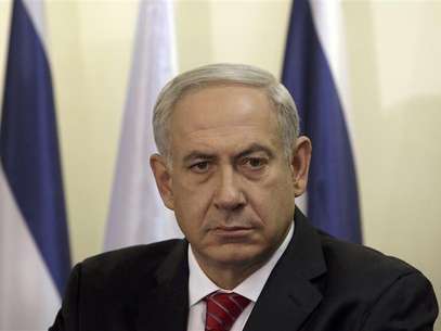 Israel's Prime Minister Benjamin Netanyahu pauses during the delivery of joint statements with Bulgaria's President Rosen Plevneliev (not pictured) before their meeting in Jerusalem October 23, 2012. Foto: Baz Ratner / Reuters