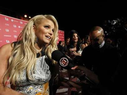 Actress and honoree Jessica Simpson is interviewed at the US Weekly Hot Hollywood Style issue party in Hollywood, California April 26, 2011. Foto: Mario Anzuoni / Reuters