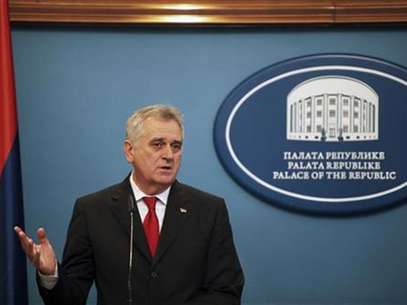 Serbian President Tomislav Nikolic speaks during a news conference in Banja Luka December 26, 2012. Foto: Dado Ruvic / Reuters