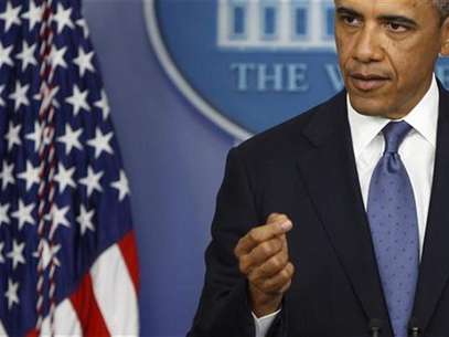 U.S. President Barack Obama makes a point during remarks to reporters after meeting with congressional leaders at the White House in Washington, December 28, 2012. Foto: Jonathan Ernst / Reuters