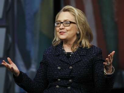 U.S. Secretary of State Hillary Clinton holds a Global Town Townterview at the Newseum in Washington January 29, 2013. Foto: Gary Cameron / Reuters