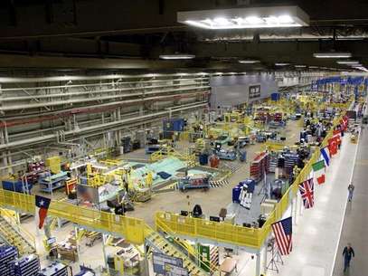 This March 22, 2010 handout image, released May 11, 2011, shows the Lockheed Martin plant in Fort Worth, Texas that builds F-35 fighter jets. Foto: Fred Clingerman-Lockheed Martin / Reuters