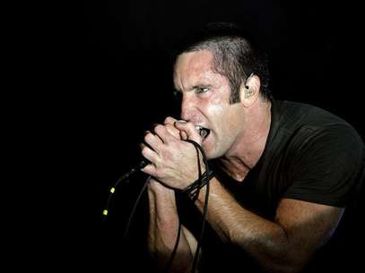 Trent Reznor of music group Nine Inch Nails performs at the Voodoo Music Experience concert held at Riverview Park in New Orleans, Louisiana October 29, 2005. Foto: Lucas Jackson / Reuters