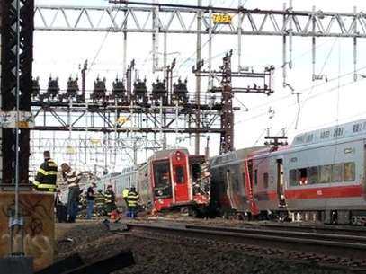 Choque de trenes en Nueva York. Foto: 