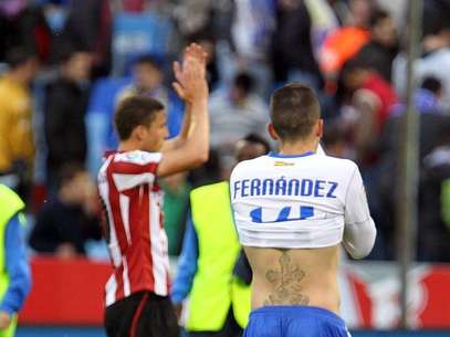 Fern&aacute;ndez tras la derrota del Zaragoza el pasado domingo. Foto: EFE