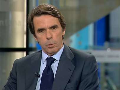 José María Aznar, durante la entrevista Foto: Antena 3