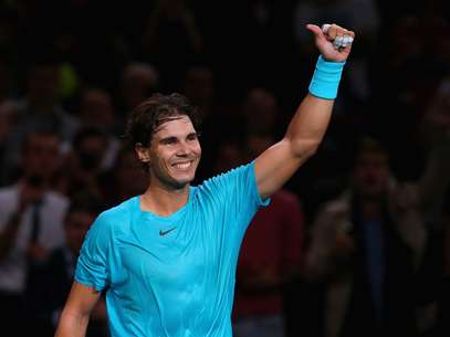 Rafael Nadal segue com boa fase no Masters 1000 de Paris Foto: Getty Images