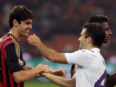 Kaká foi titular pelo Milan, mas não evitou derrota Foto: Getty Images