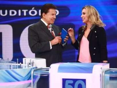 Talita Real participou do Programa Silvio Santos Foto: SBT / Divulgação