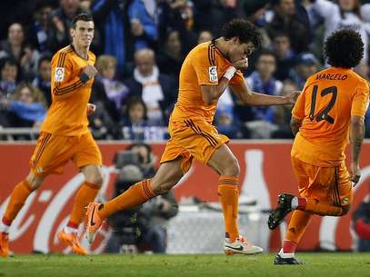 Pepe anotou único gol da vitória do Real sobre Espanyol Foto: EFE
