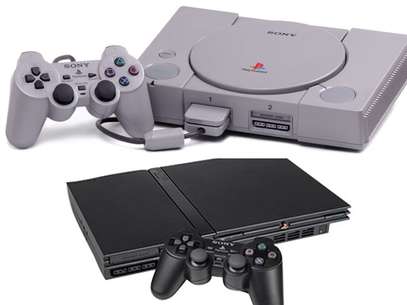 O Playstation 1 e o Playstation 2 Foto: Reprodução