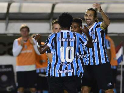 Barcos brilhou, com dois gols contra o Caxias Foto: Edu Andrade/Fato Press / Gazeta Press
