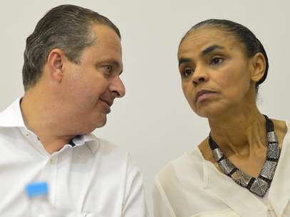 Eduardo Campos e Marina Silva particparam de um seminário neste sábado. Durante o evento eles criticaram a distribuição de cargos feita pela presidente Dilma Rousseff Foto: Daniel Ramalho / Terra