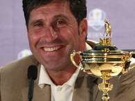 El golfista José María Olazábal, tras la victoria de la Ryder Cup Foto: AFP