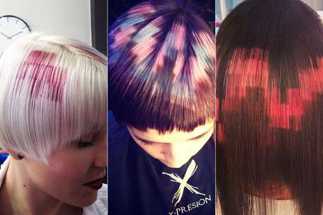 A tÃ©nica pode ser uma boa opÃ§Ã£o para quem nÃ£o quer colorir todo o cabelo Foto: Instagram / ReproduÃ§Ã£o