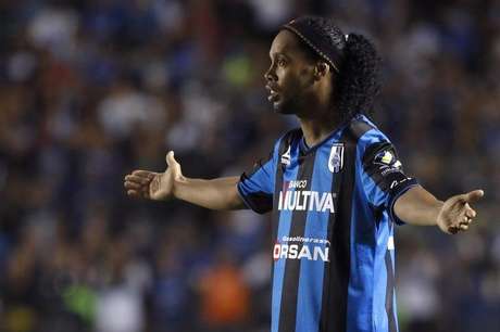 Ronaldinho ainda tem nÃºmeros discretos no QuÃ©retaro Foto: Juvencio Hernandez / Reuters