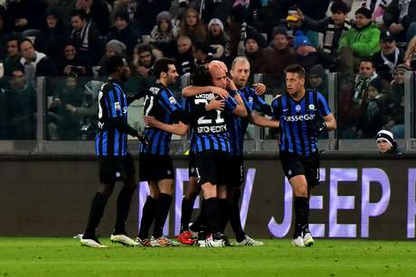Atalanta saiu na frente, mas não conseguiu segurar a Juventus Foto: Giuseppe Cacace / AFP