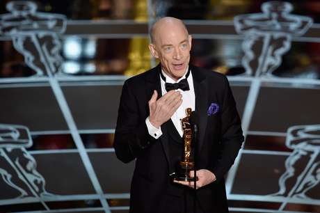 JK Simmons ganhou o Oscar de Melhor Ator Coadjuvante pelo filme Whiplash Foto: Kevin Winter / Getty Images