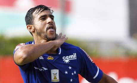 Henrique, ex-Palmeiras, marcou em vitória cruzeirense Foto: Washington Alves / Light Press / Cruzeiro / Divulgação