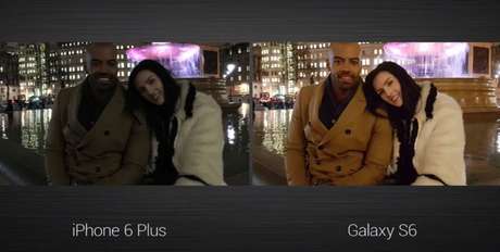 Comparação da câmera do Galaxy S6 com o iPhone 6 Foto: YouTube/Samsung / Reprodução