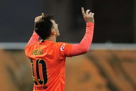 Messi chegou a 32 gols e se isolou na artilharia do Espanhol Foto: Álvaro Barrientos / AP