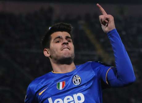 Morata fez o gol da vitória da líder Juventus no Italiano Foto: Alessandro Fucarini / AP