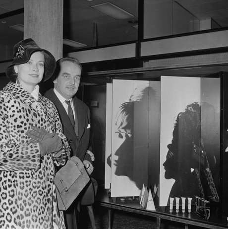 Grace Kelly y su esposo, Rainier III de Mónaco, en noviembre de 1959.