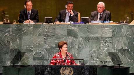 Em 2012, Dilma Rousseff fez o discurso de abertura da Assembleia Geral das Nações Unidas 