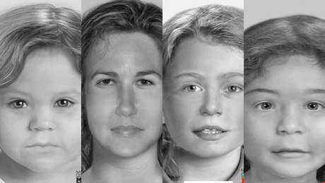 Polícia divulgou novas reconstituições digitais dos rostos das vítimas e pediu informações ao público