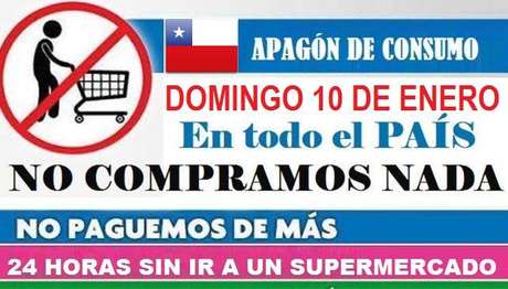 Se hace un llamado para no ir a los supermercados este domingo.