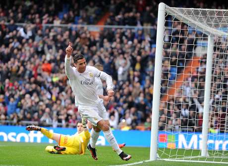 Cristiano Ronaldo marcou dois gols na vitória do Real Madrid