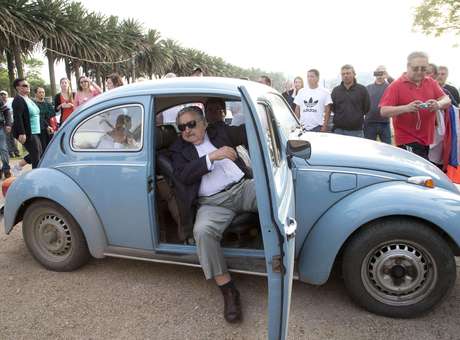 O Fusca de Mujica virou objeto de desejo e poderá ser vendido por mais de R$ 2,5 milhões Foto: Natacha Pisarenko / AP