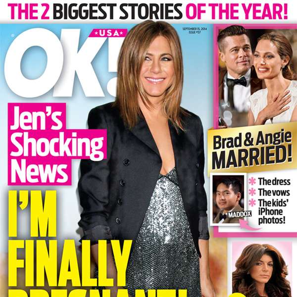 Jennifer Aniston logra embarazarse a los 45 años de edad