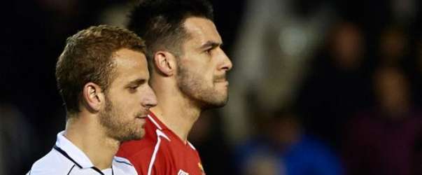 Soldado y Negredo. Foto: Getty Images