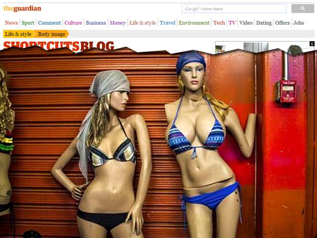 Novos modelos de manequins seguem ideal de beleza procurado pelas mulheres venezuelanas Foto: Reprodução