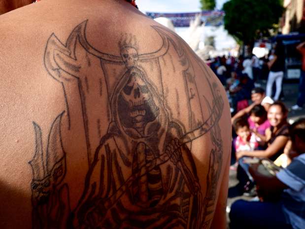 As primeiras referências à Santa Muerte surgiram no século 18, e não em tempos astecas, como muitos acreditam Foto: Keith Morris / BBCBrasil.com
