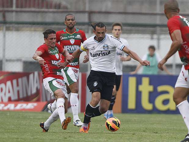 Sindipan promete protesto caso Portuguesa seja rebaixada por jogo contra o Grêmio Foto: Reginaldo Castro / Gazeta Press