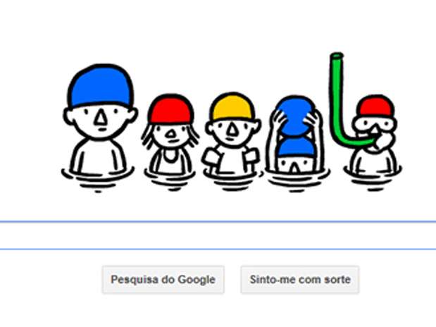 Doodle faz referência ao calor, típico do verão Foto: Reprodução