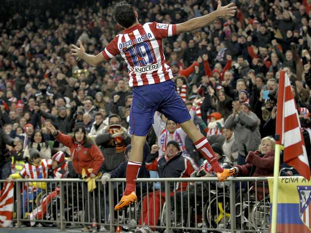 Diego Costa também deixou sua marca em goleada do time madrilenho Foto: EFE