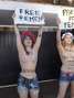 Primera protesta en España del grupo FEMEN.