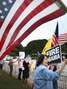 Manifestantes inmigrantes exigen sus derechos en Florida. Foto: Getty Images