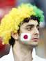 Alegría y disfraces de italianos y japoneses en Arena Pernambuco. Foto: Marcelo Pereira