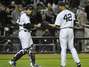 El cerrador panameño Mariano Rivera (42) se apuntó el salvamento al lanzar un episodio, ponchando a uno. Foto: AP