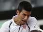 Novak Djokovic, raqueta número uno del tenis mundial, avanza con paso firme en Roma tras vencer hoy al ucraniano Alexandr Dolgopolov (23) en octavos de final del Masters 1000 de la capital italiana. Foto: AP