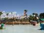 Vista de la ampliación del Costa Caribe Aquatic Park, el parque acuático de Port Aventura, que pasa a tener 50.000 metros cuadrados, y espera tener 6.500 visitantes diarios, y cuya atracción estrella es el King Khajuna (al fondo), el tobogán acuático más alto de Europa, con 31,4 metros de alto y 100 metros de largo. Foto: 