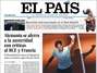 Portada del diario El País Foto: Kiosko.net